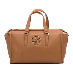 Authentic Tory Burch Small Britten Leather Satchel